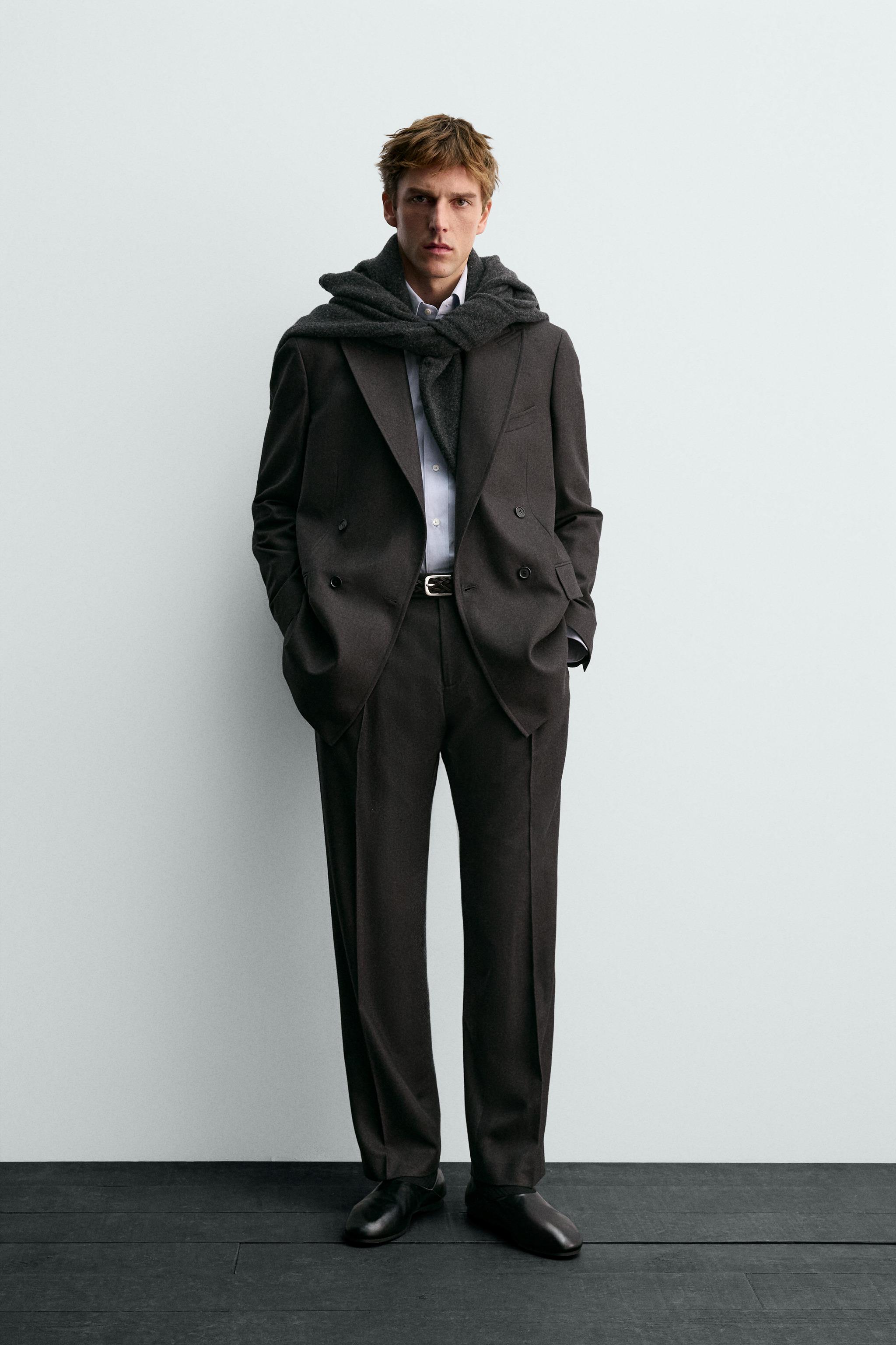 AARON LEVINE X ZARA WOOL SUIT PANTS